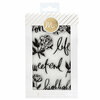 Heidi Swapp - MINC Collection - Clear Acrylic Stamps - Floral
