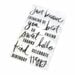 Heidi Swapp - MINC Collection - Clear Acrylic Stamps - Sentiments