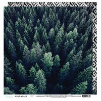 Heidi Swapp - Wolf Pack Collection - 12 x 12 Double Sided Paper - Aerial