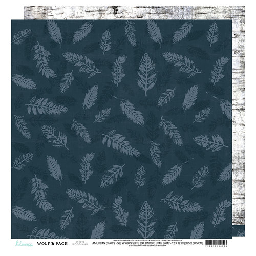 Heidi Swapp - Wolf Pack Collection - 12 x 12 Double Sided Paper - Woodland