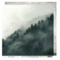 Heidi Swapp - Wolf Pack Collection - 12 x 12 Double Sided Paper - Mountainside