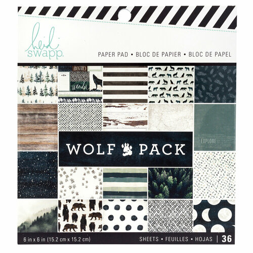 Heidi Swapp - Wolf Pack Collection - 6 x 6 Paper Pad