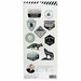 Heidi Swapp - Wolf Pack Collection - Embossed Stickers