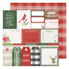 Heidi Swapp - Winter Wonderland Collection - 12 x 12 Double Sided Paper - Merry & Bright