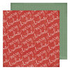 Heidi Swapp - Winter Wonderland Collection - 12 x 12 Double Sided Paper - Merry Christmas