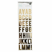 Heidi Swapp - LightBox Collection - Alphabet Stickers - Gold Foil