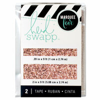 Heidi Swapp - LightBox Collection - Tape Set - Rose Gold Glitter