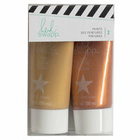 Heidi Swapp - Paint Set - Gold and Copper
