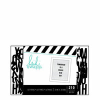 Heidi Swapp - Letterboard - Alphabet - .5 Inch - Sans Serif - Black