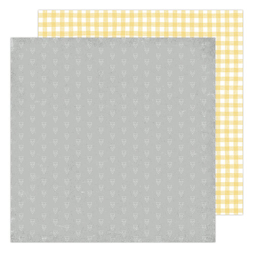 Heidi Swapp - Storyline Chapters Collection - 12 x 12 Double Sided Paper - Mellow Yellow