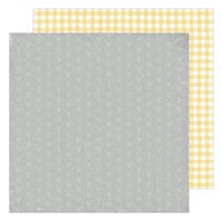 Heidi Swapp - Storyline Chapters Collection - 12 x 12 Double Sided Paper - Mellow Yellow