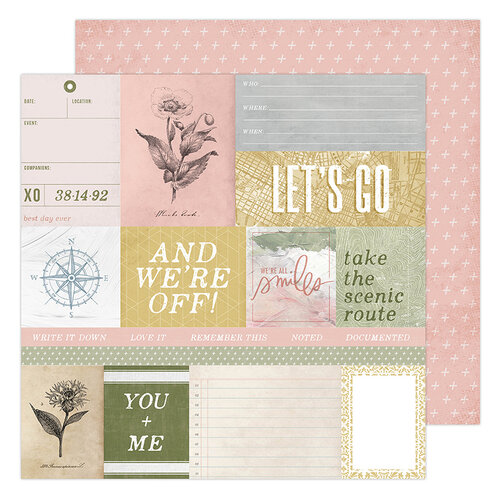 Heidi Swapp - Storyline Chapters Collection - 12 x 12 Double Sided Paper - Weekender