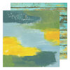 Heidi Swapp - Art Walk Collection - 12 x 12 Double Sided Paper - Water Walk