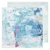 Heidi Swapp - Art Walk Collection - 12 x 12 Double Sided Paper - Blues
