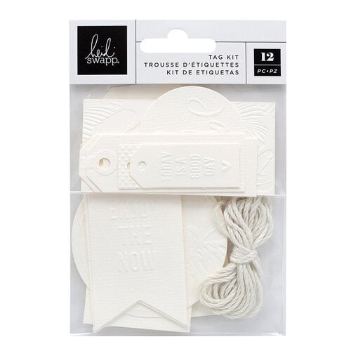 Heidi Swapp - Art Walk Collection - Embossed Tag Kit