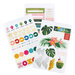 Heidi Swapp - Art Walk Collection - Small Cardstock Sticker Pack with Foil Accents