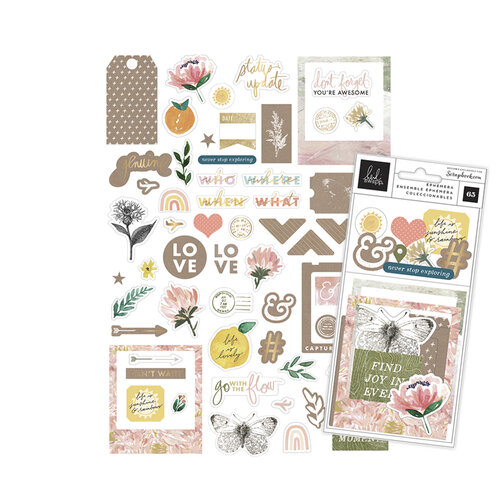 Heidi Swapp - Storyline Chapters Collection - Ephemera with Foil Accents