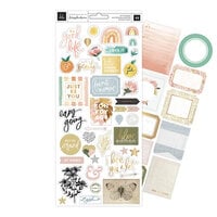 Heidi Swapp - Storyline Chapters Collection - 6 x 12 Cardstock Stickers with Foil Accents