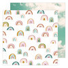 Heidi Swapp - Care Free Collection - 12 x 12 Double Sided Paper - Sunny Skies