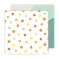 Heidi Swapp - Sun Chaser Collection - 12 x 12 Double Sided Paper - Fruit Slice