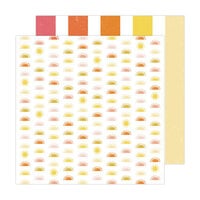 Heidi Swapp - Sun Chaser Collection - 12 x 12 Double Sided Paper - Sunshine