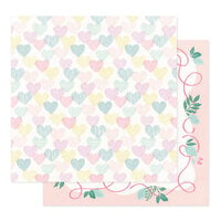 Bea Valint - Sketchbook Collection - 12 x 12 Double Sided Paper - Heart Song