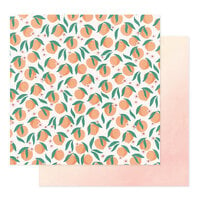 Bea Valint - Sketchbook Collection - 12 x 12 Double Sided Paper - Just Peachy