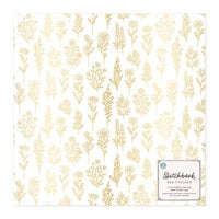 Bea Valint - Sketchbook Collection - 12 x 12 Specialty Paper - Acetate - Floral