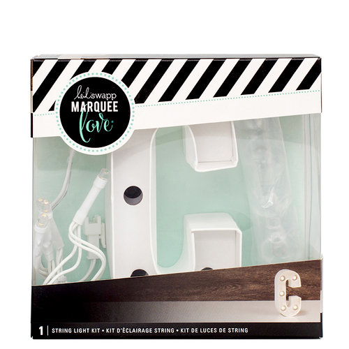 Heidi Swapp - Marquee Love Collection - Marquee Kit - 4 Inches - Letter C