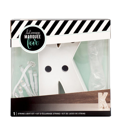 Heidi Swapp - Marquee Love Collection - Marquee Kit - 4 Inches - Letter K