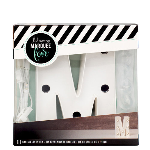 Heidi Swapp - Marquee Love Collection - Marquee Kit - 4 Inches - Letter M