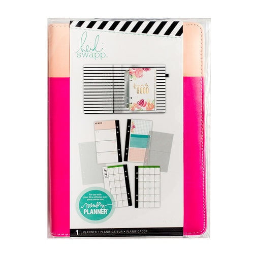 Heidi Swapp - Memory Keeping Collection - Memory Planner - Personal - Pink - Undated