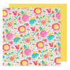 American Crafts - Hello Spring Collection - 12 x 12 Double Sided Paper - Honey Bunny