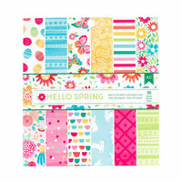 American Crafts - Hello Spring Collection - 6 x 6 Paper Pad