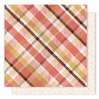 1 Canoe 2 - Creekside Collection - 12 x 12 Double Sided Paper - Cozy Plaid