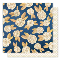 1 Canoe 2 - Creekside Collection - 12 x 12 Double Sided Paper - Midnight Roses