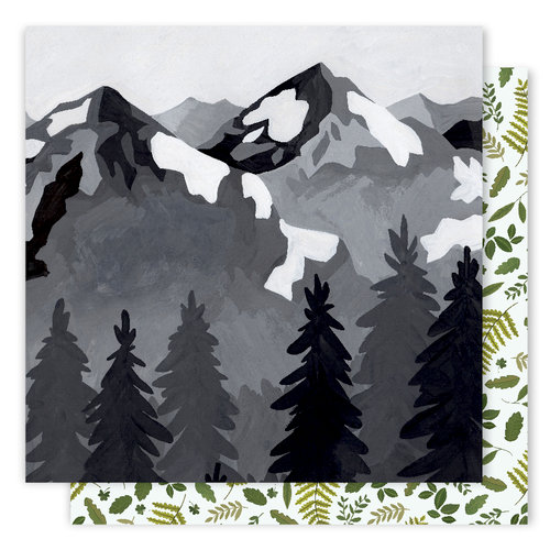 1 Canoe 2 - Creekside Collection - 12 x 12 Double Sided Paper - Mountain View