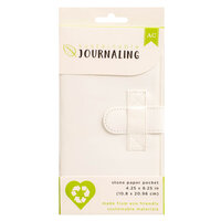 American Crafts - Sustainable Journaling Collection - Stone Paper Pocket