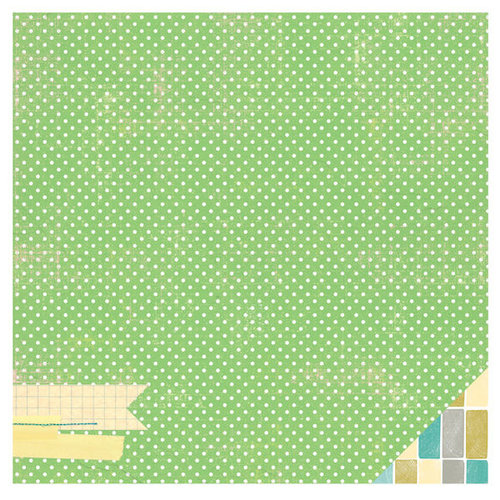 American Crafts - Studio Calico - South of Market Collection - 12 x 12 Double Sided Paper - Green Acres