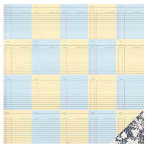 American Crafts - Studio Calico - South of Market Collection - 12 x 12 Double Sided Paper - Date Due