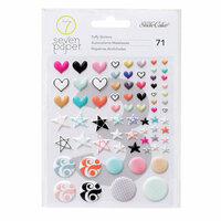 Studio Calico - Seven Paper - Baxter Collection - Puffy Stickers - Shapes