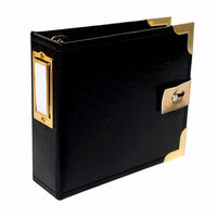 Studio Calico - Seven Paper - Amelia Collection - Handbook - 4 x 4 Album - Black