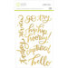 Studio Calico - Seven Paper - Amelia Collection - Stickers - Foil Phrase