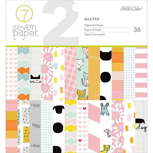 Studio Calico - Seven Paper - Baxter Collection - 6 x 6 Paper Pad
