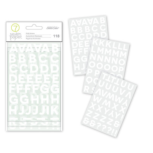 Studio Calico - Seven Paper - Clara Collection - Puffy Stickers - Alphabet