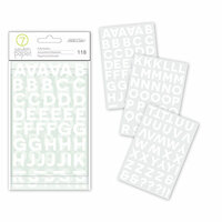 Studio Calico - Seven Paper - Clara Collection - Puffy Stickers - Alphabet