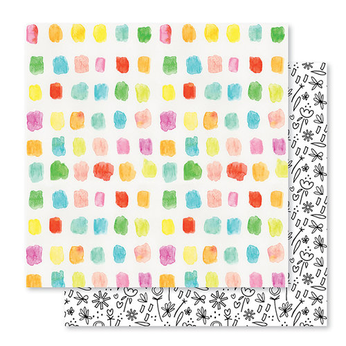 Studio Calico - Seven Paper - Clara Collection - 12 x 12 Double Sided Paper - Paper 009