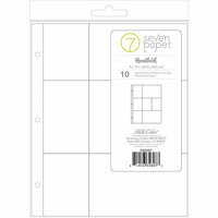 Studio Calico - Seven Paper - Handbook Collection - Page Protectors - 9 x 12 - 3 x 4 and 4 x 6 Pockets