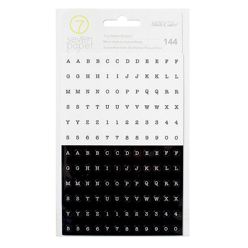 Studio Calico - Seven Paper - Elliot Collection - Cardstock Stickers - Tiny Alphabet