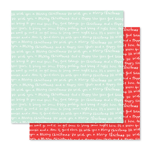 Studio Calico - Seven Paper - Felix Collection - Christmas - 12 x 12 Double Sided Paper - Paper 11